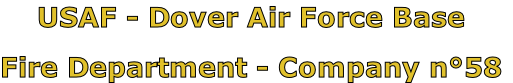 USAF - Dover Air Force Base

Fire Department - Company n°58