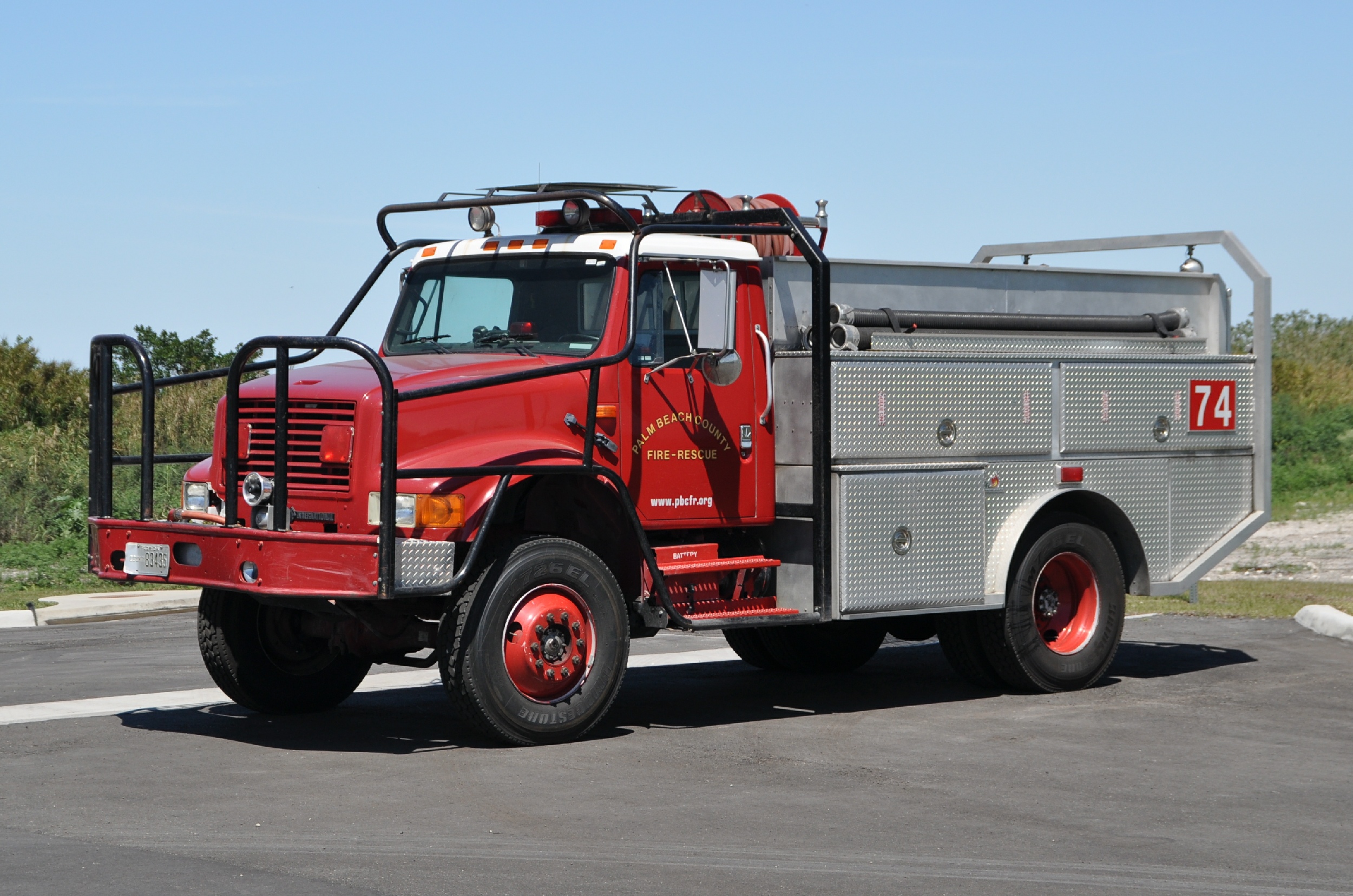 FL Palm Beach County Fire Department Brush Tender