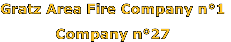 Gratz Area Fire Company n°1

Company n°27