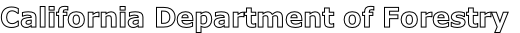 California Department of Forestry