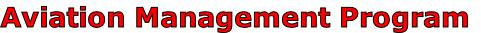 Aviation Management Program