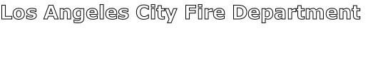 Los Angeles City Fire Department

Support Service Volunteer Unit