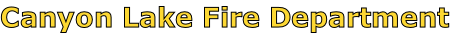 Canyon Lake Fire Department