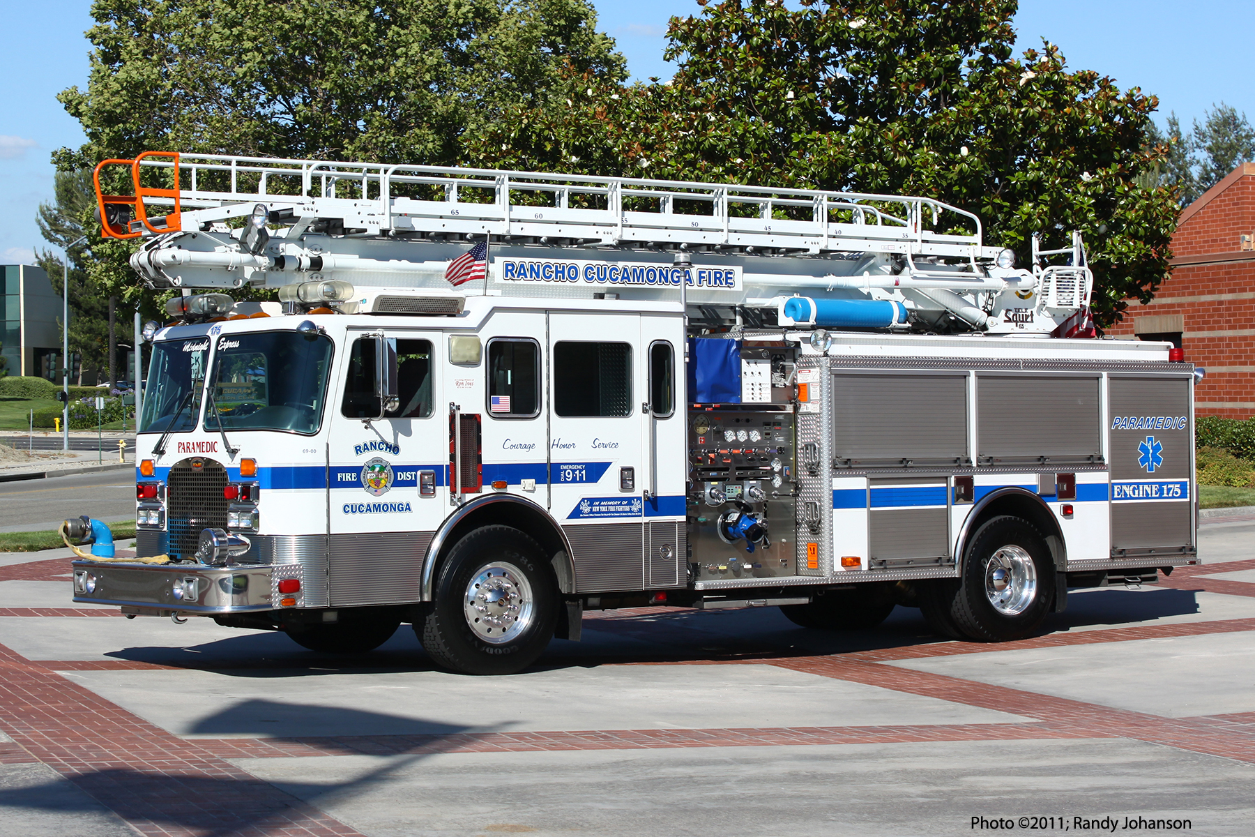 CA, Rancho Cucamonga Fire District Engine