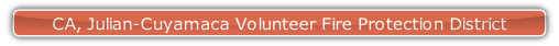 CA, Julian-Cuyamaca Volunteer Fire Protection District.