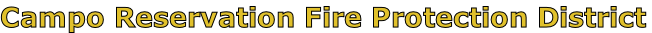 Campo Reservation Fire Protection District