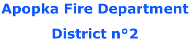 Apopka Fire Department

District n°2