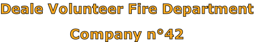 Deale Volunteer Fire Department

Company n°42