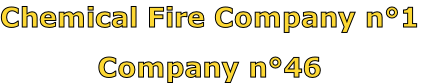 Chemical Fire Company n°1

Company n°46
